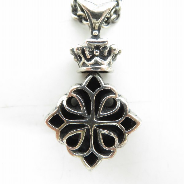 実際に弊社で買取させて頂いた【ギャラ付き】LEATHERS & TREASURES/レザーズアンドトレジャーズ クロスクラウンペンダント の画像 1枚目