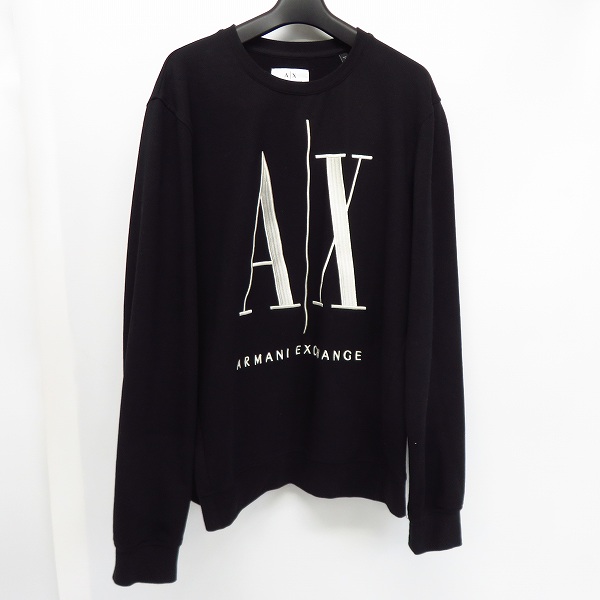 実際に弊社で買取させて頂いたARMANI EXCHANGE/アルマーニエクスチェンジ ICON ロゴ刺繍スウェットトレーナー L