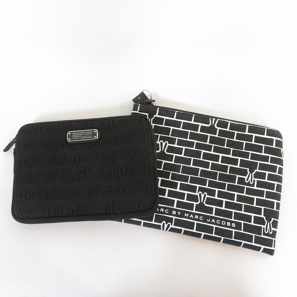 実際に弊社で買取させて頂いた【未使用】MARC BY MARC JACOBS/マークバイマークジェイコブス クラッチバッグ/タブレットケース M0003463/M0001929 2点セット