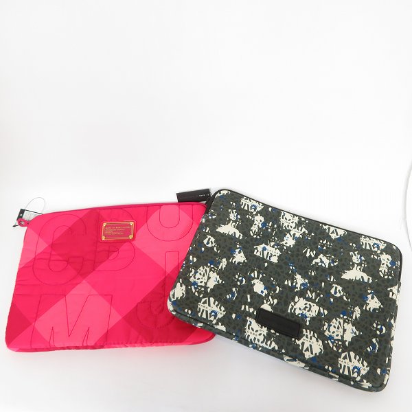 実際に弊社で買取させて頂いた【未使用】MARC BY MARC JACOBS/マークバイマークジェイコブス クラッチバッグ/タブレットケース M6131040/M0001053A 2点セット