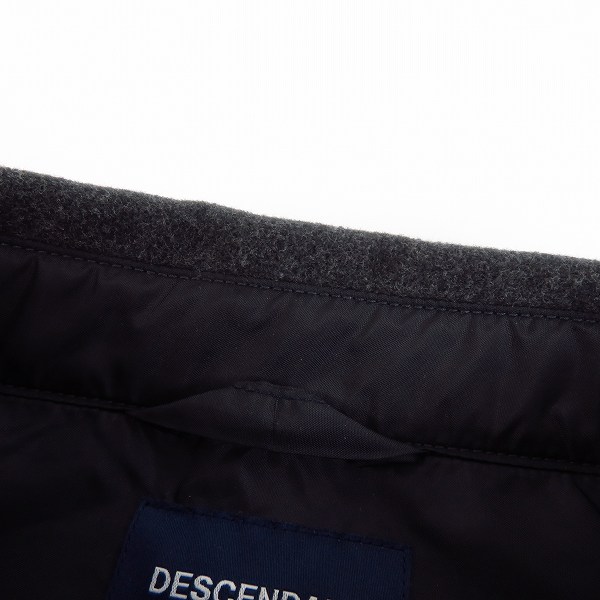 実際に弊社で買取させて頂いたDESCENDANT/ディセンダント  20AW CPOC MELTON SHIRT メルトンシャツ 2の画像 6枚目