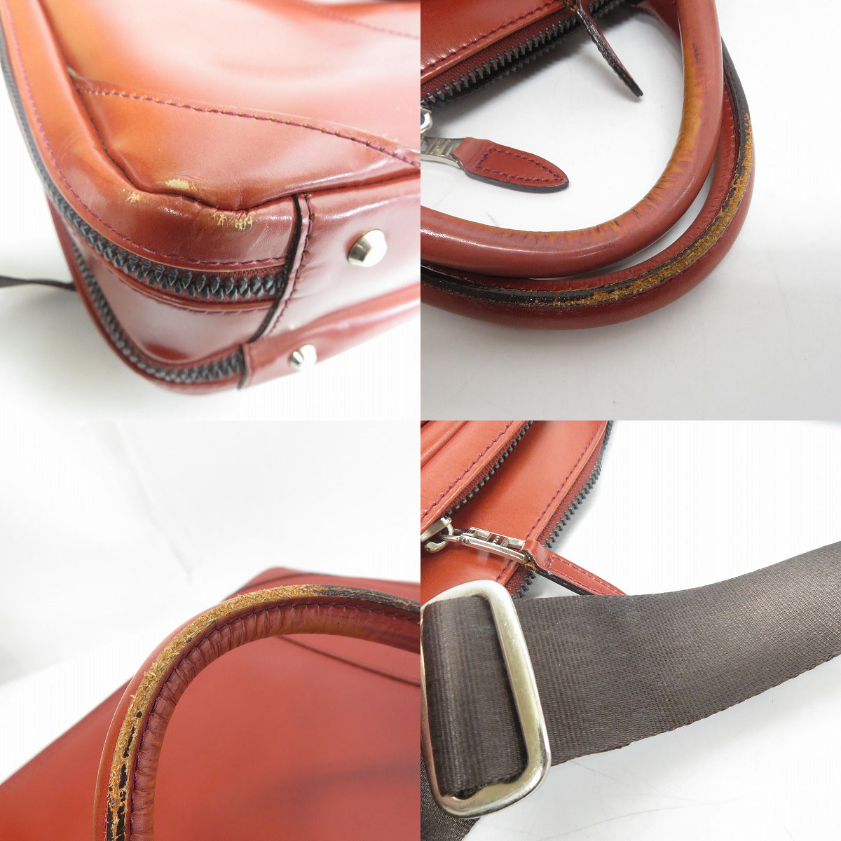 実際に弊社で買取させて頂いたMASTER-PIECE/マスターピース レザーブリーフケース/ハンドバッグ 43150の画像 7枚目