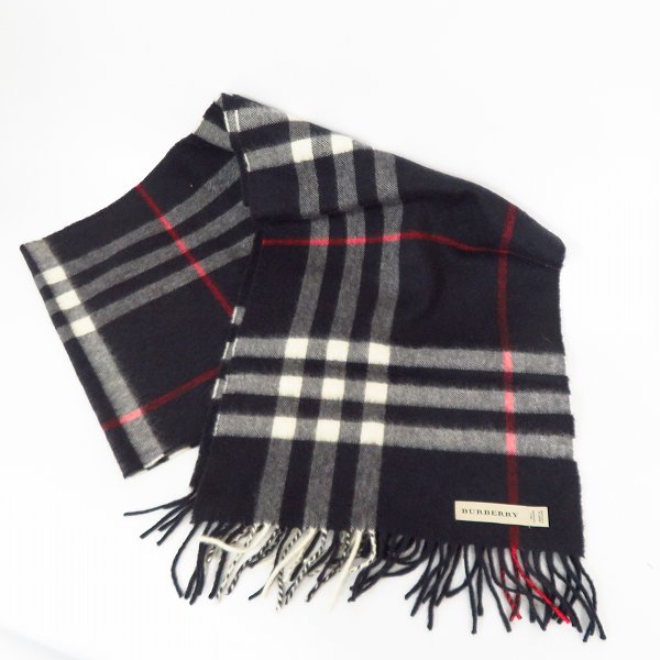 実際に弊社で買取させて頂いたBURBERRY/バーバリー カシミヤ マフラー