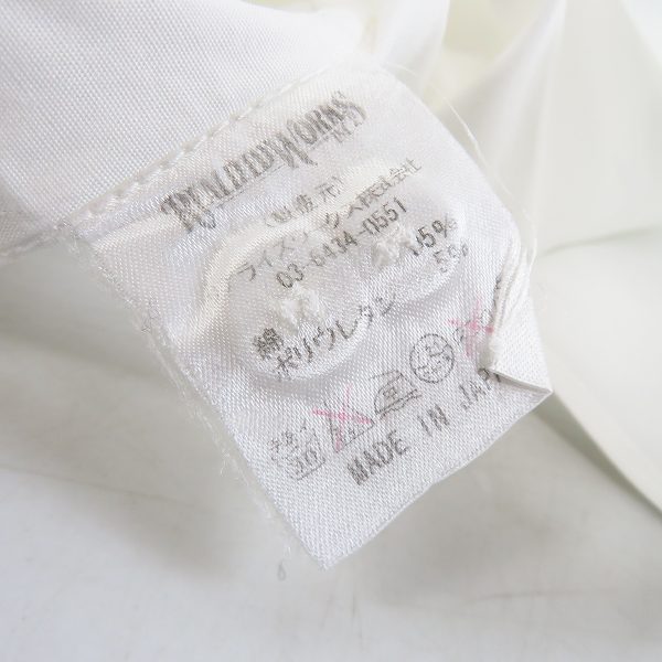 実際に弊社で買取させて頂いたCRIMIE/クライミー REALIZED WORKS ボタンダウン  半袖 ストレッチシャツ ホワイト XLの画像 3枚目