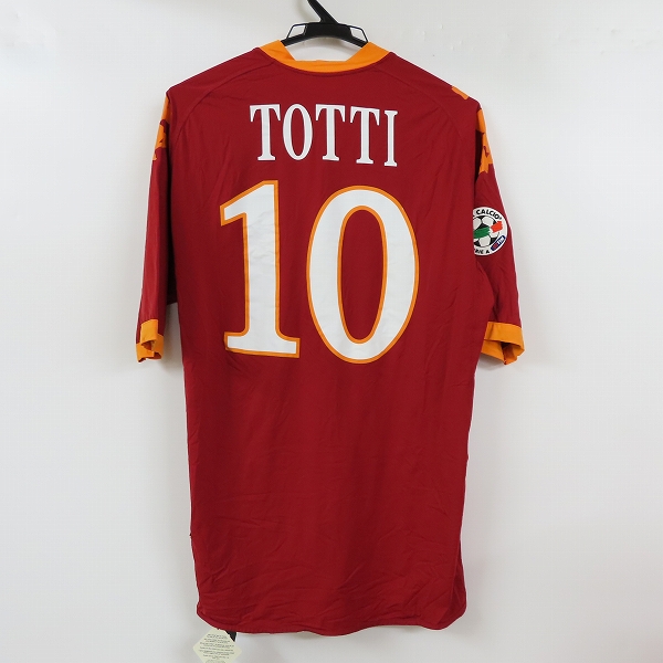 実際に弊社で買取させて頂いたKappa/カッパ セリエA ASローマ 10番 トッティ ホームユニフォーム/Lの画像 1枚目