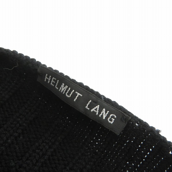 実際に弊社で買取させて頂いたHelmut Lang/ヘルムートラング 初期 肘スリットニット ジップアップニット/Sの画像 2枚目