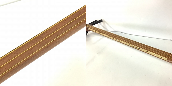 実際に弊社で買取させて頂いた★胡弓 丸打胴 和楽器 弓/駒ケース付きの画像 2枚目