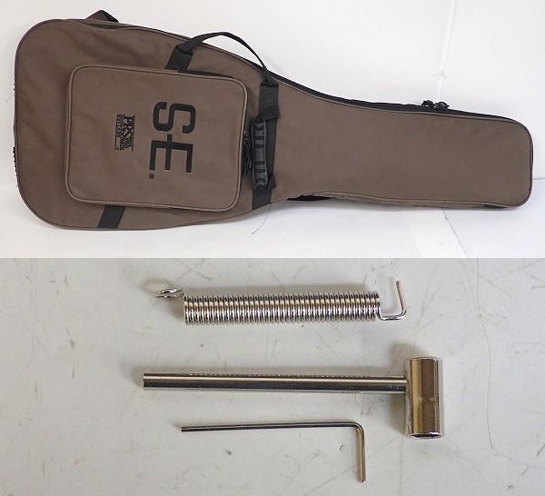 実際に弊社で買取させて頂いた★PRS/Paul Reed Smith/ポールリードスミス SE Custom 24 バードインレイ タップスイッチ搭載 ギグケース付 の画像 9枚目