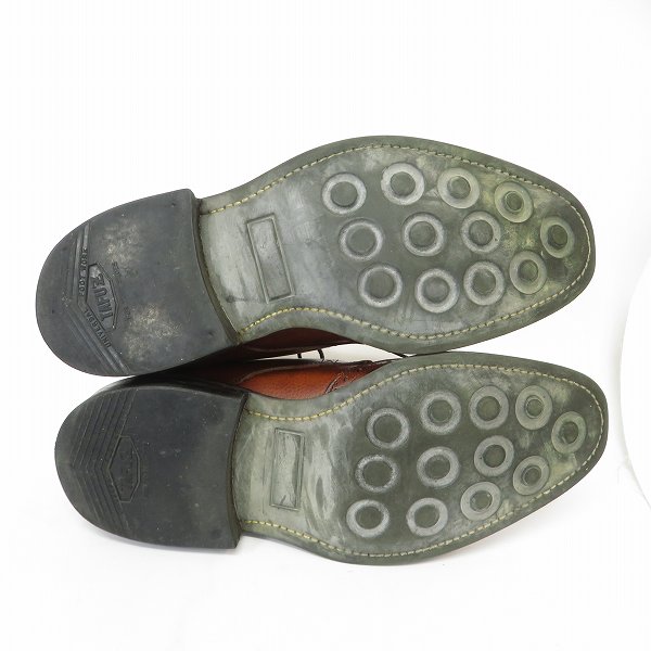 実際に弊社で買取させて頂いたCHEANEY/チーニー  UNITED ARROWS/ユナイテッドアローズ 別注 ウイングチップ チャッカブーツ M8422/5.5の画像 2枚目