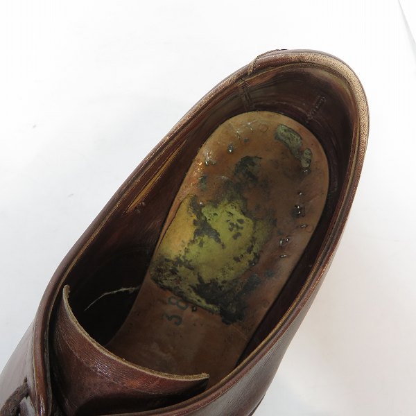 実際に弊社で買取させて頂いたCHEANEY/チーニー プレーントゥ レザーシューズ 3855/5.5の画像 4枚目