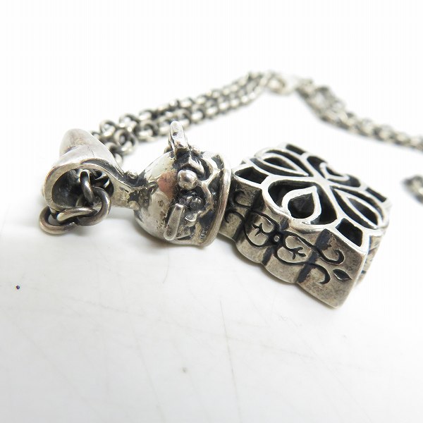 実際に弊社で買取させて頂いた【ギャラ付き】LEATHERS & TREASURES/レザーズアンドトレジャーズ クロスクラウンペンダント の画像 3枚目