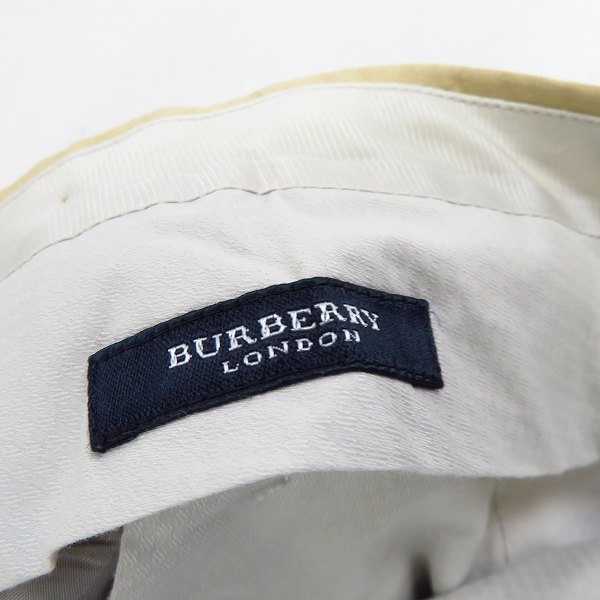 実際に弊社で買取させて頂いたBURBERRY/バーバリー コットン チノパンツ ベージュ size：91の画像 2枚目