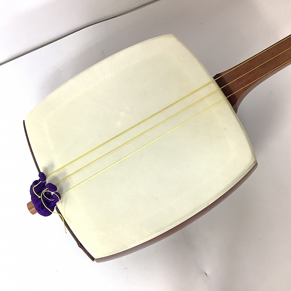 実際に弊社で買取させて頂いた★胡弓 丸打胴 和楽器 弓/駒ケース付きの画像 3枚目