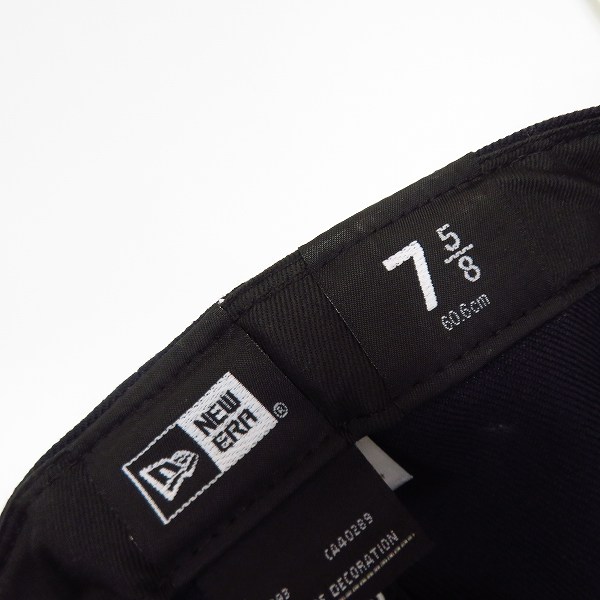 実際に弊社で買取させて頂いたFRAGMENT DESIGN×NEW ERA/フラグメントデザイン×ニューエラ FRG キャップ 7-5/8の画像 5枚目