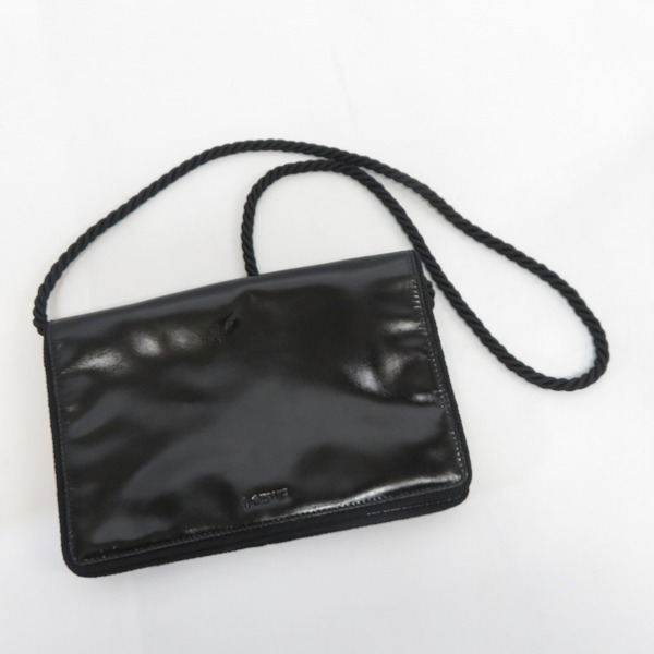 実際に弊社で買取させて頂いた【難有り】LOEWE/ロエベ スクエア型 ミニ ショルダーバッグ ブラック/黒