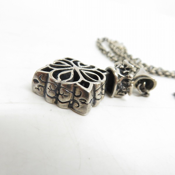 実際に弊社で買取させて頂いた【ギャラ付き】LEATHERS & TREASURES/レザーズアンドトレジャーズ クロスクラウンペンダント の画像 2枚目