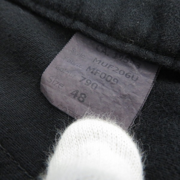 実際に弊社で買取させて頂いたMARC JACOBS/マークジェイコブス コットンパンツ ブラック size：48の画像 3枚目