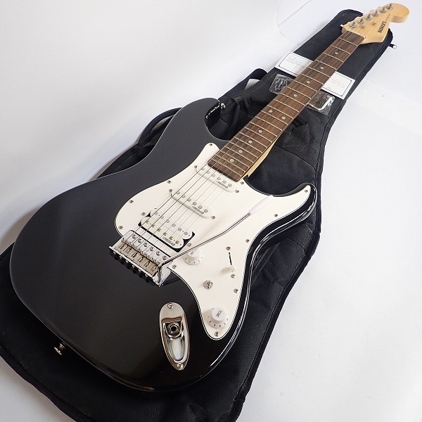 実際に弊社で買取させて頂いた★BUSKER'S/バスカーズ BST-2H ストラトキャスターType BK ソフトケース付