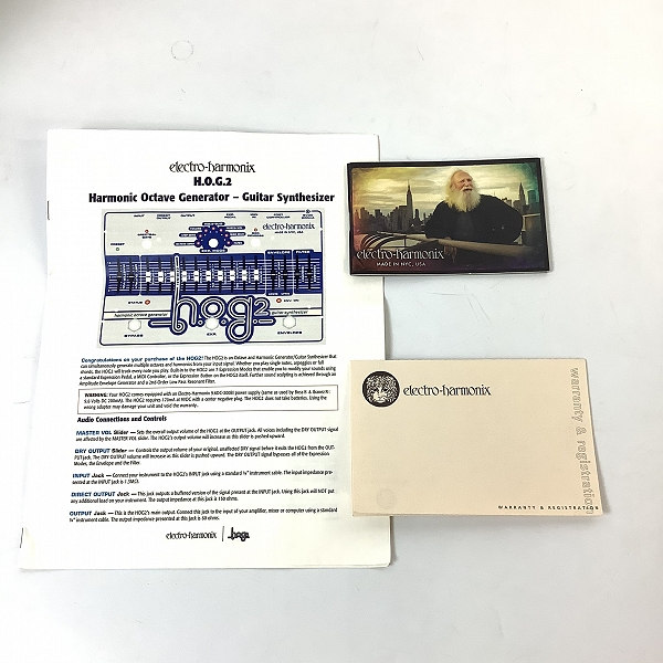 実際に弊社で買取させて頂いたELECTRO-HARMONIX/エレクトロハーモニックス HOG2 ギター シンセサイザー マルチエフェクター  動作確認済みの画像 4枚目