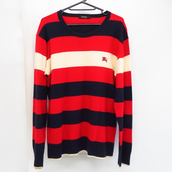 実際に弊社で買取させて頂いたBURBERRY/バーバリー ブラックレーベル ボーダー ニット/セーター D1N02-425-15/3