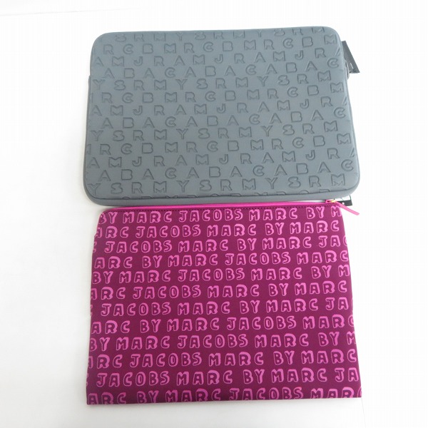 実際に弊社で買取させて頂いた【未使用】MARC BY MARC JACOBS/マークバイマークジェイコブス クラッチバッグ/タブレットケース M0002300/M6PE020 2点セットの画像 1枚目