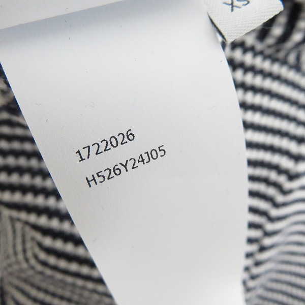 実際に弊社で買取させて頂いたLOEWE/ロエベ 21SS アナグラム ストライプ スウェット トレーナー H526Y24J05/XSの画像 5枚目