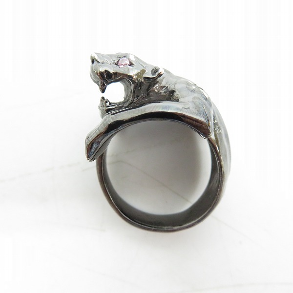 実際に弊社で買取させて頂いたDEAL DESIGN/ディールデザイン ブラックコーティングパンサーリング/27号の画像 3枚目