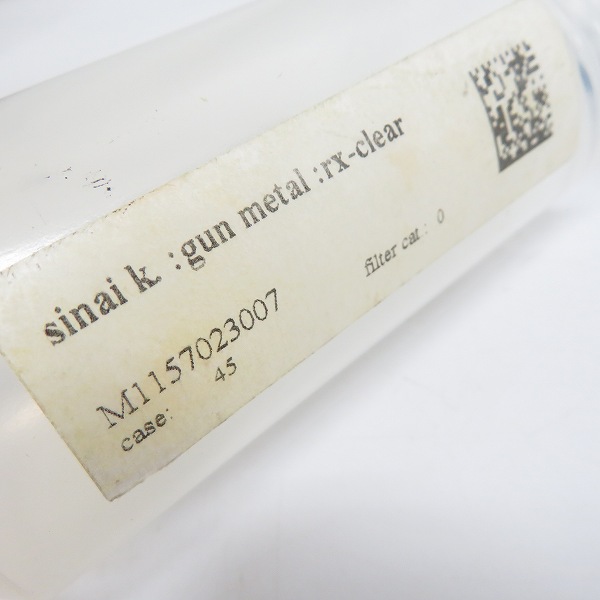 実際に弊社で買取させて頂いたic! berlin/アイシーベルリン 度入り 眼鏡/メガネフレーム model sinai k. の画像 8枚目