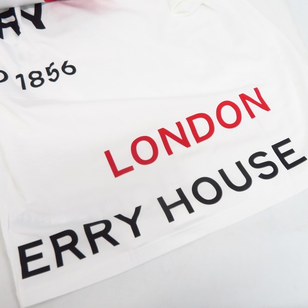 実際に弊社で買取させて頂いた【未使用】BURBERRY/バーバリー 20ss HORSE FERRY PRINT ホースフェリープリント オーバーサイズ Tee/Sの画像 6枚目