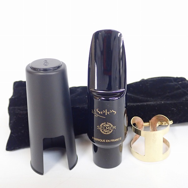 実際に弊社で買取させて頂いたSELMER/セルマー Prologue/プロローグ  アルトサックス マウスピース リガチャー・キャップ付き