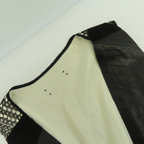 実際に弊社で買取させて頂いたIF SIX WAS NINE/イフシックスワズナイン GILET SINDBAAD-2/M レザー レースジレ ベスト 1の画像 4枚目