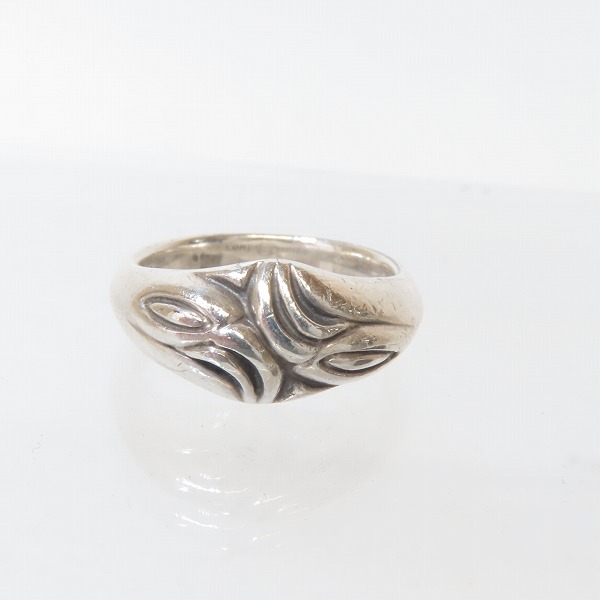 実際に弊社で買取させて頂いた【ギャラ付き】LONE ONES/ロンワンズ Carved Silk Ring S/カーヴド シルク リング スモール 9号/MFR-0005の画像 1枚目