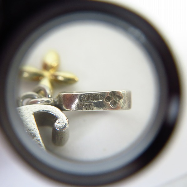 実際に弊社で買取させて頂いたLOREE RODKIN/ローリーロドキン love&hate/ラブアンドヘイト【K】イニシャル ペンダント/チャーム の画像 4枚目