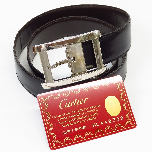 実際に弊社で買取させて頂いた【ギャラ付き】Cartier/カルティエ タンク アメリカン リバーシブル ベルト L5000335