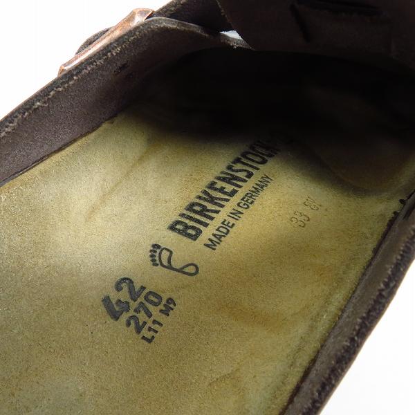 実際に弊社で買取させて頂いたBIRKENSTOCK/ビルケンシュトック BOSTON ボストン レザーサンダル 27の画像 5枚目