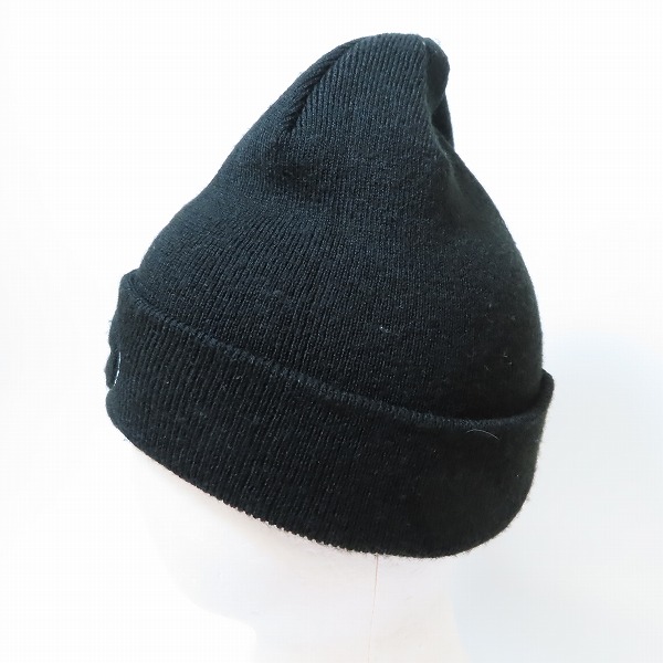 実際に弊社で買取させて頂いたDESCENDANT/ディセンダント ニット帽/ビーニー ブラック 刺繍 デザインの画像 1枚目