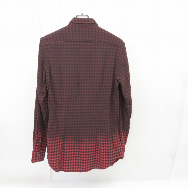 実際に弊社で買取させて頂いたDIESEL BLACK GOLD/ディーゼル ブラックゴールド チェックシャツ/44の画像 1枚目