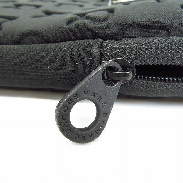実際に弊社で買取させて頂いた【未使用】MARC BY MARC JACOBS/マークバイマークジェイコブス PC タブレットケース 縦型 ブラック M6PE024の画像 7枚目
