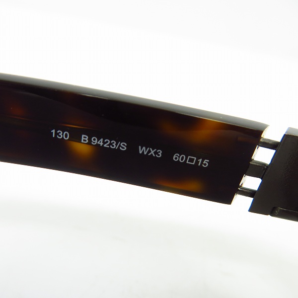 実際に弊社で買取させて頂いたBURBERRY/バーバリー safilo サングラス /アイウェア B9423の画像 3枚目