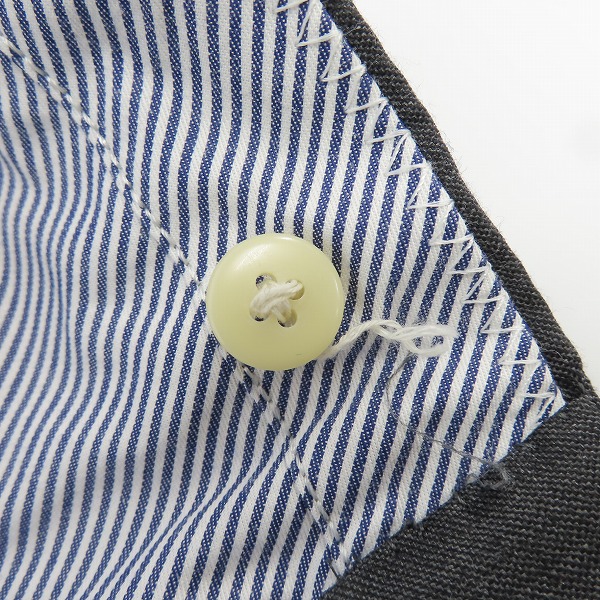 実際に弊社で買取させて頂いたTOMORROWLAND×COLOMBO/トゥモローランド カシミヤ混 2B テーラードジャケット セットアップ スーツ 48の画像 6枚目