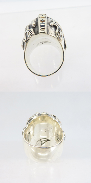 実際に弊社で買取させて頂いた【ギャラ付】CRAZY PIG DESIGNS/クレイジーピッグ MAJOR TOM RING/メジャートム リング #762/19号の画像 3枚目