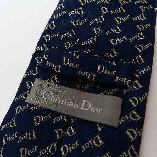 実際に弊社で買取させて頂いたChristian Dior/クリスチャンディオール ロゴ総柄 ネクタイの画像 1枚目