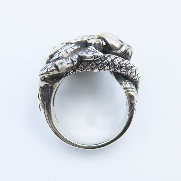 実際に弊社で買取させて頂いたBloodyMary/ブラッディマリー KAI 2008 クリスマス 太極図 リング/＃23の画像 3枚目