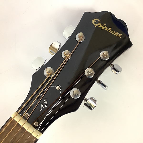 実際に弊社で買取させて頂いた★Epiphone/エピフォン AJ-100VS アコースティックギター/アコギ ハードケース付きの画像 1枚目