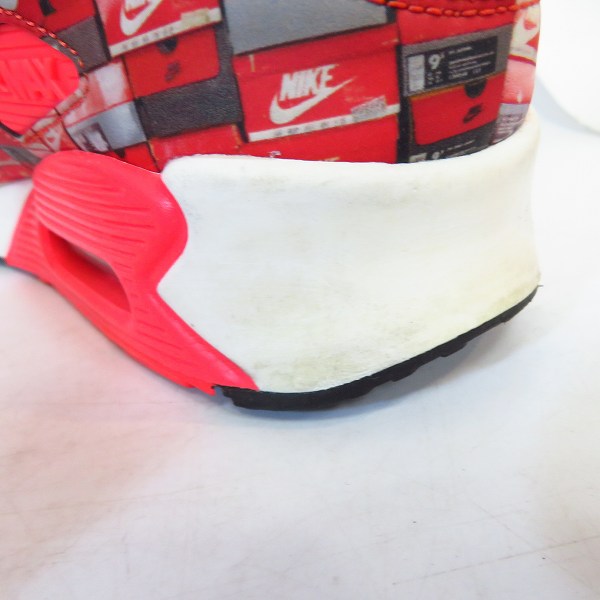 実際に弊社で買取させて頂いたNIKE×atmos/ナイキ×アトモス AIR MAX 90 PRNT エアマックス "WE LOVE NIKE" AQ0926-001/27.0の画像 7枚目