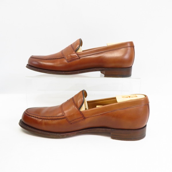 実際に弊社で買取させて頂いたJOSEPH CHEANEY＆SONS/ジョセフ チーニー HUDSON コインローファー/レザーシューズ/9Fの画像 3枚目