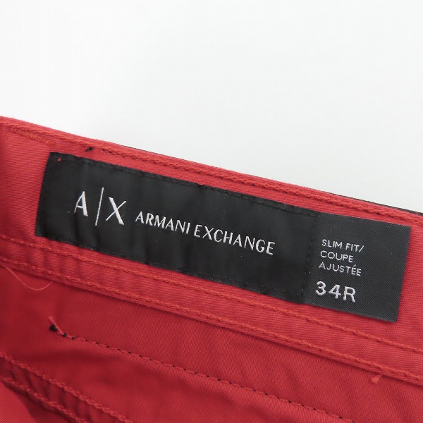 実際に弊社で買取させて頂いたArmani Exchange/アルマーニエクスチェンジ スリムフィット コットンパンツ/34の画像 2枚目