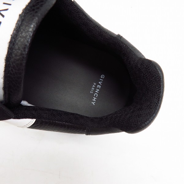 実際に弊社で買取させて頂いたGIVENCHY/ジバンシィ レザー ロー アシンメトリー スニーカー BH002KH0PD size：42.5の画像 4枚目