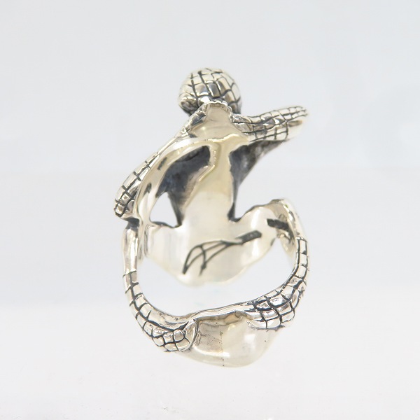 実際に弊社で買取させて頂いた【ギャラ付】CRAZY PIG DESIGNS/クレイジーピッグ SPIDERMAN/スパイダーマンリング #759/17号の画像 2枚目