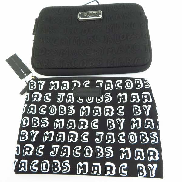 実際に弊社で買取させて頂いた【未使用】MARC BY MARC JACOBS/マークバイマークジェイコブス ミニクラッチ/ポーチ M0002302/M0003463 2点セット